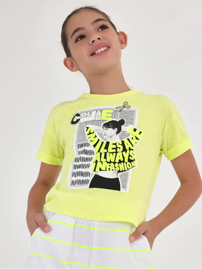 Mayoral T-Shirt · Κίτρινο