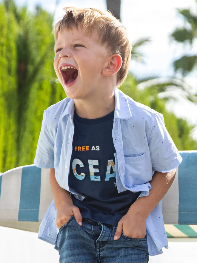 Mayoral T-Shirt · Σκούρο μπλε