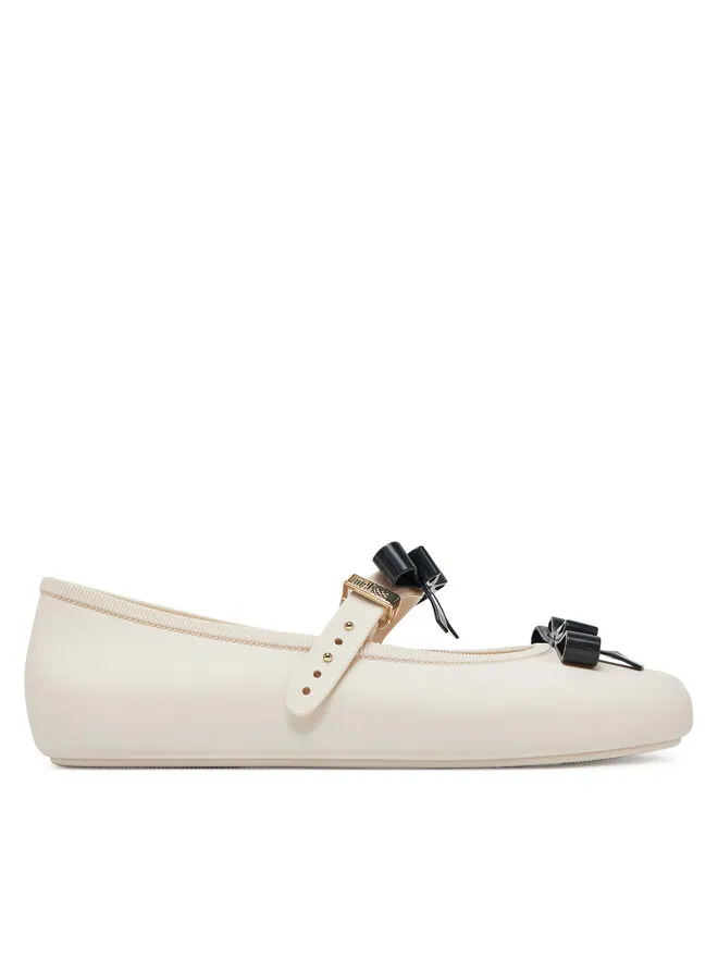 Melissa Μπαλαρίνες Melissa Soft Ballerina Bow Ad M 35971 Εκρού
