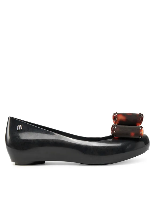 Melissa Μπαλαρίνες Melissa Ultragirl Classic Bow Ad 35965 Μαύρο