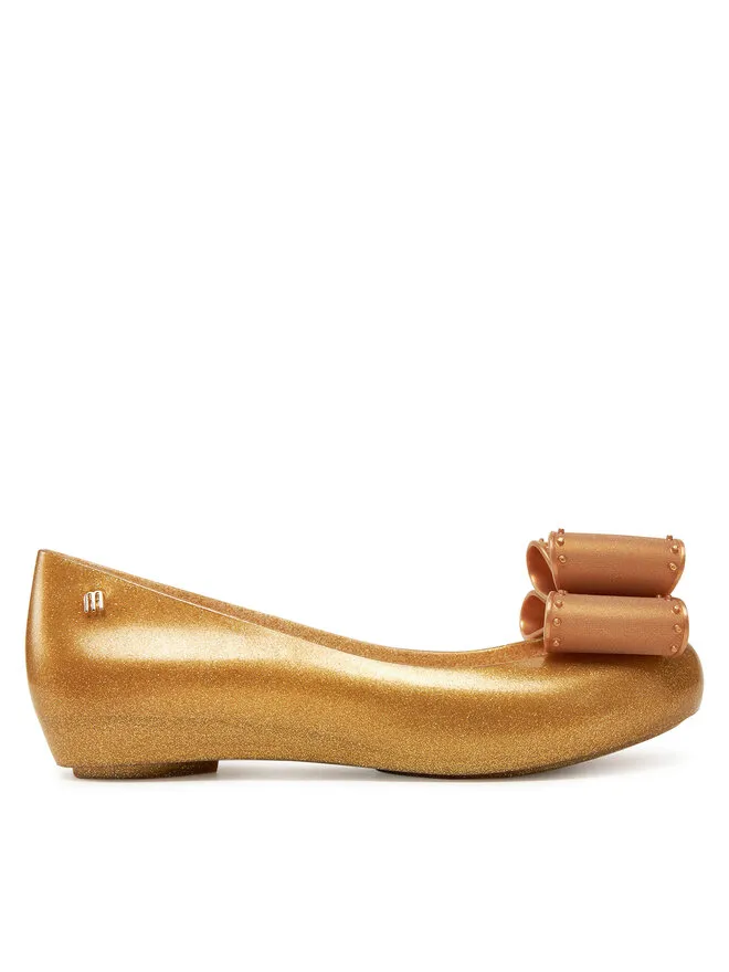 Melissa Μπαλαρίνες Melissa Ultragirl Classic Bow Ad 35965 Χρυσό