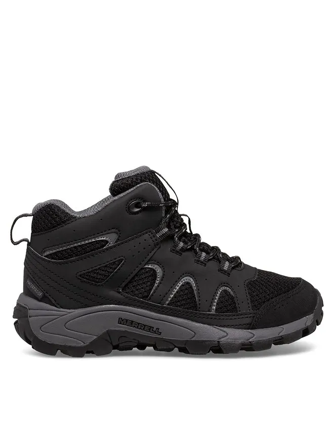 Merrell Παπούτσια πεζοπορίας · Oakcreek Mid Lace Wtrpf Mk265426 · Μαύρο