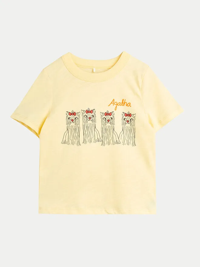 MINI RODINI T-Shirt · Κίτρινο
