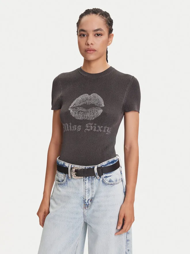 Miss Sixty T-Shirt · Γκρι