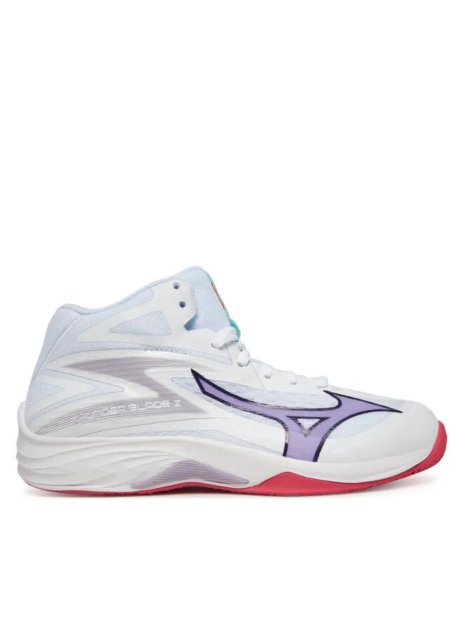 Mizuno Παπούτσια Σάλας Hunder Blade Z Mid V1GC2375 Λευκό