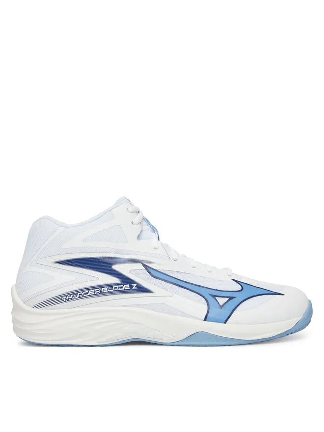 Mizuno Παπούτσια Σάλας Thunder Blade Z Mid V1GA2375 Λευκό