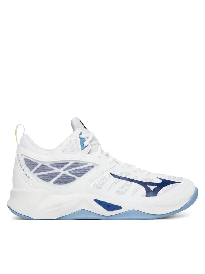 Mizuno Παπούτσια Σάλας Wave Dimension Mid V1GA2245 Λευκό