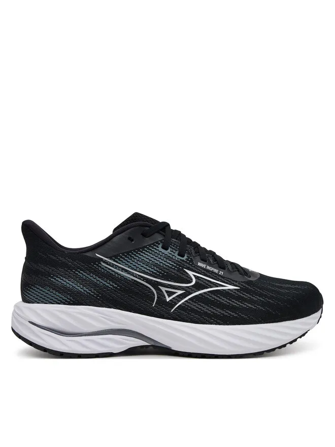 Mizuno Παπούτσια για Τρέξιμο Wave Inspire 21 J1GC2545 Μαύρο