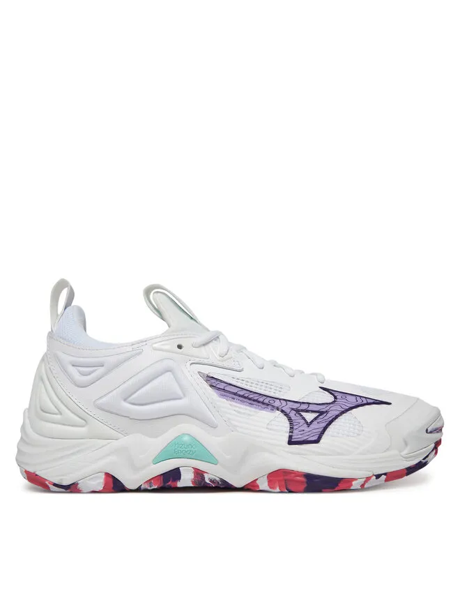 Mizuno Παπούτσια Σάλας Wave Momentum 3 V1GC2312 Λευκό