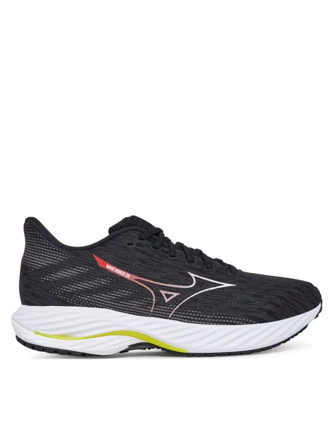 Mizuno Παπούτσια για Τρέξιμο Wave Rider 28 J1GC2403 Μαύρο
