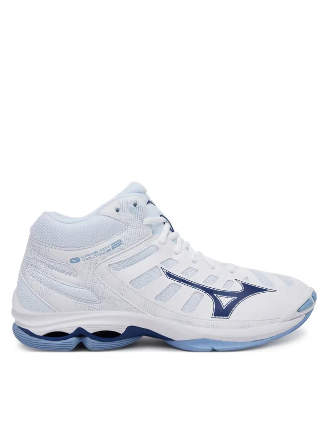 Mizuno Παπούτσια Σάλας Wave Voltage 2 Mid V1GA2465 Λευκό