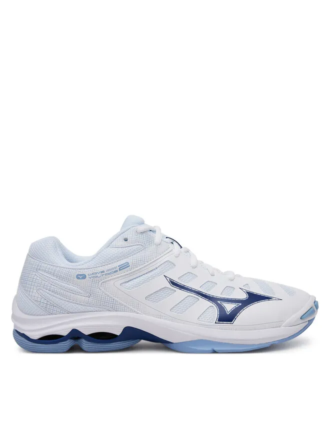 Mizuno Παπούτσια Σάλας Wave Voltage 2 V1GA2460 Λευκό