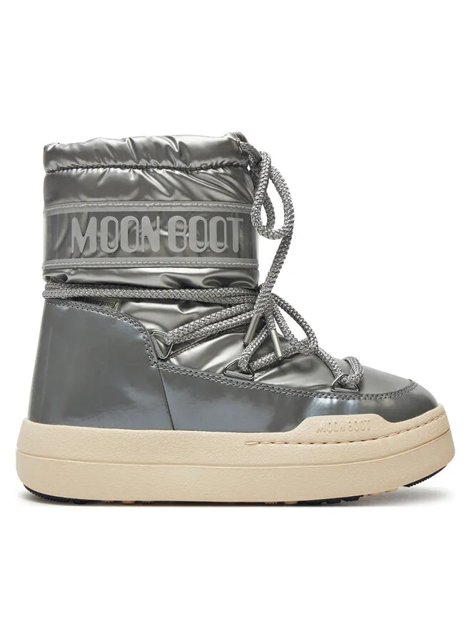 Moon Boot Μπότες Χιονιού · Ασημί