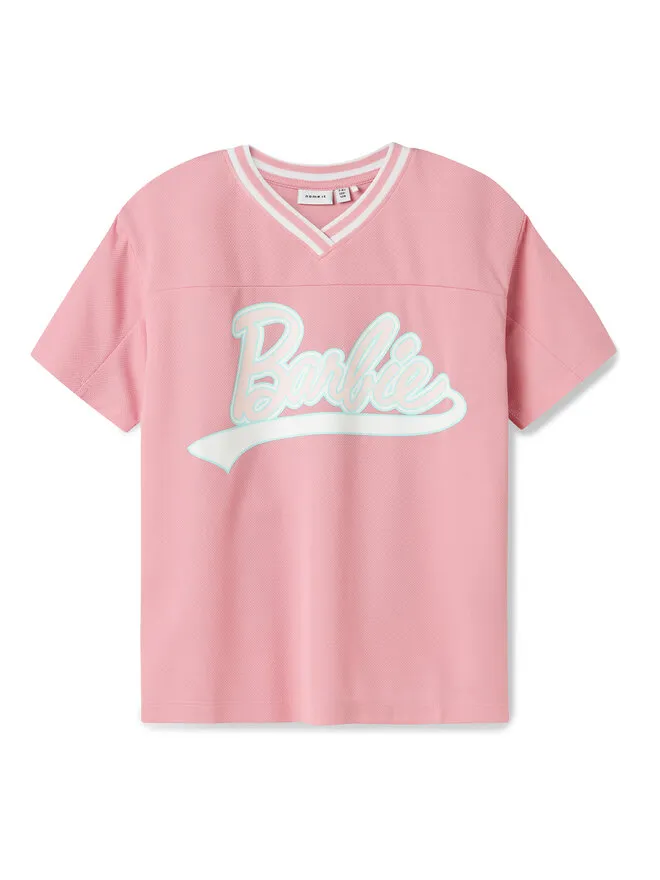 NAME IT T-Shirt · Barbie · Ροζ
