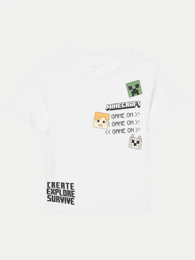 NAME IT T-Shirt · Minecraft · Λευκό