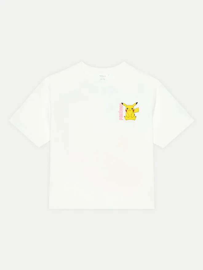 NAME IT T-Shirt · Pokemon · Λευκό