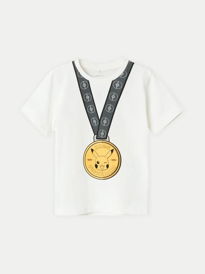 NAME IT T-Shirt · Pokemon · Λευκό