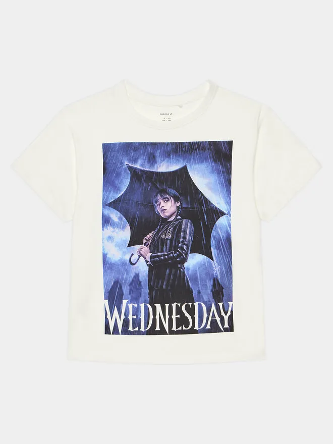 T-Shirt · Wednesday · Λευκό