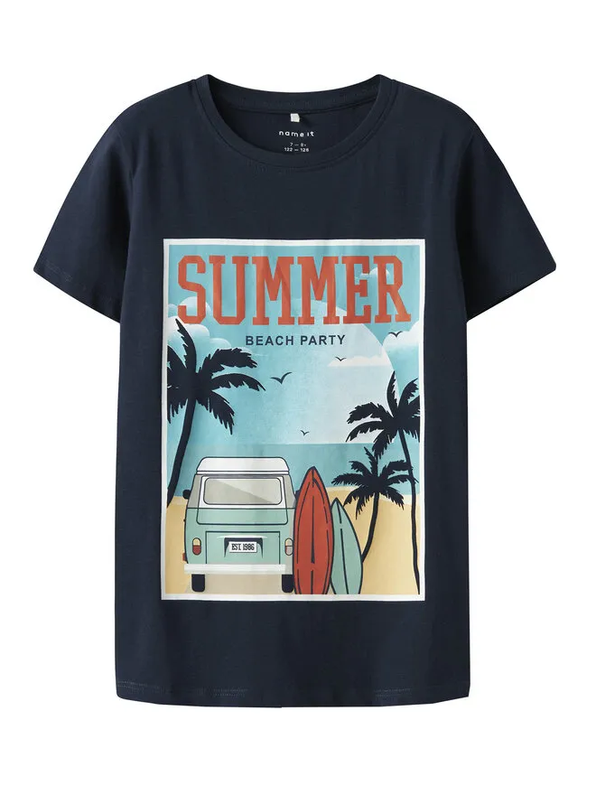 T-Shirt · Σκούρο μπλε