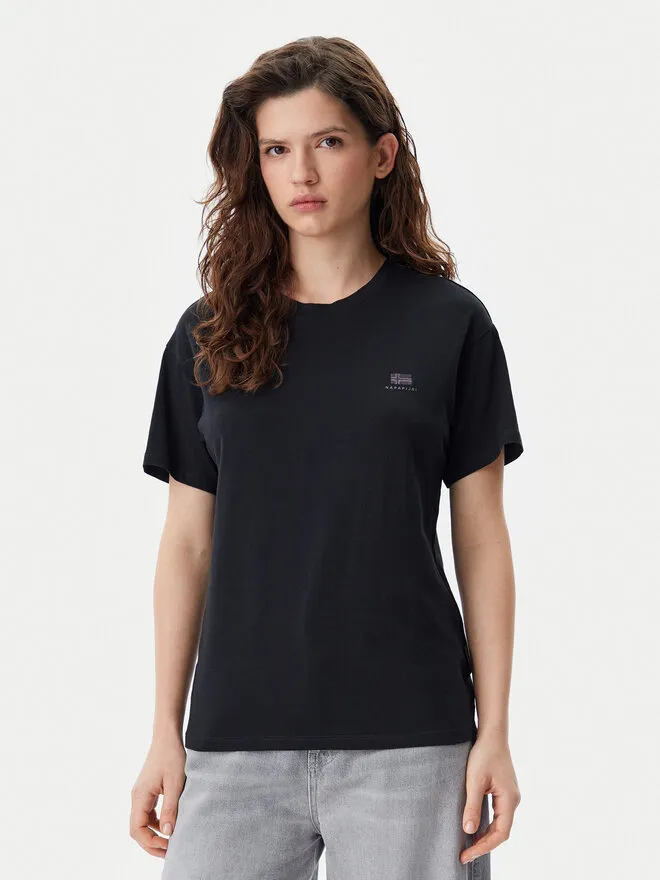 Napapijri T-Shirt · Μαύρο