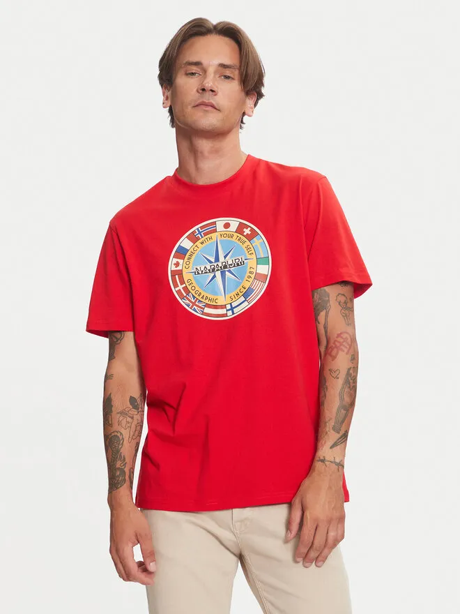 Napapijri T-Shirt · Κόκκινο