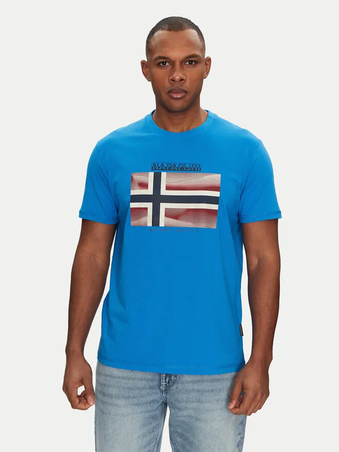 Napapijri T-Shirt · Μπλε