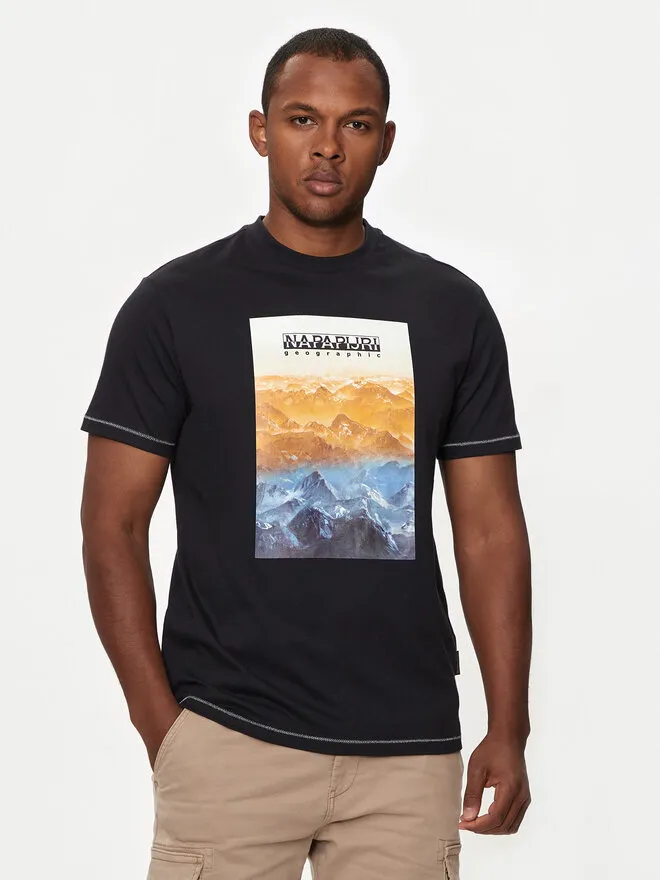 Napapijri T-Shirt · Μαύρο