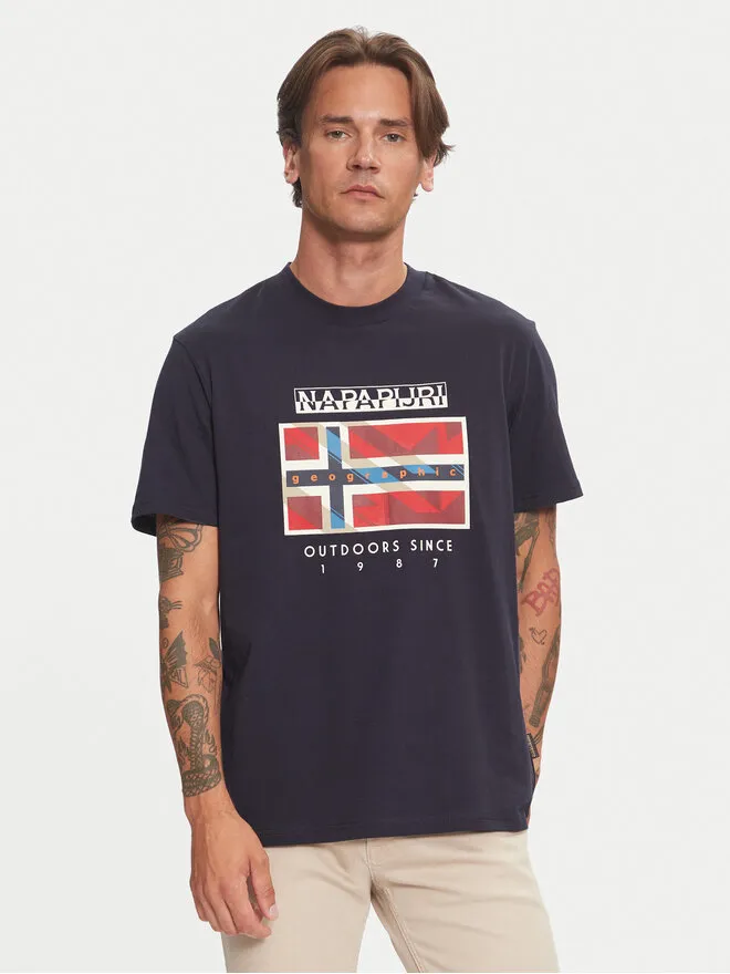 Napapijri T-Shirt · Σκούρο μπλε