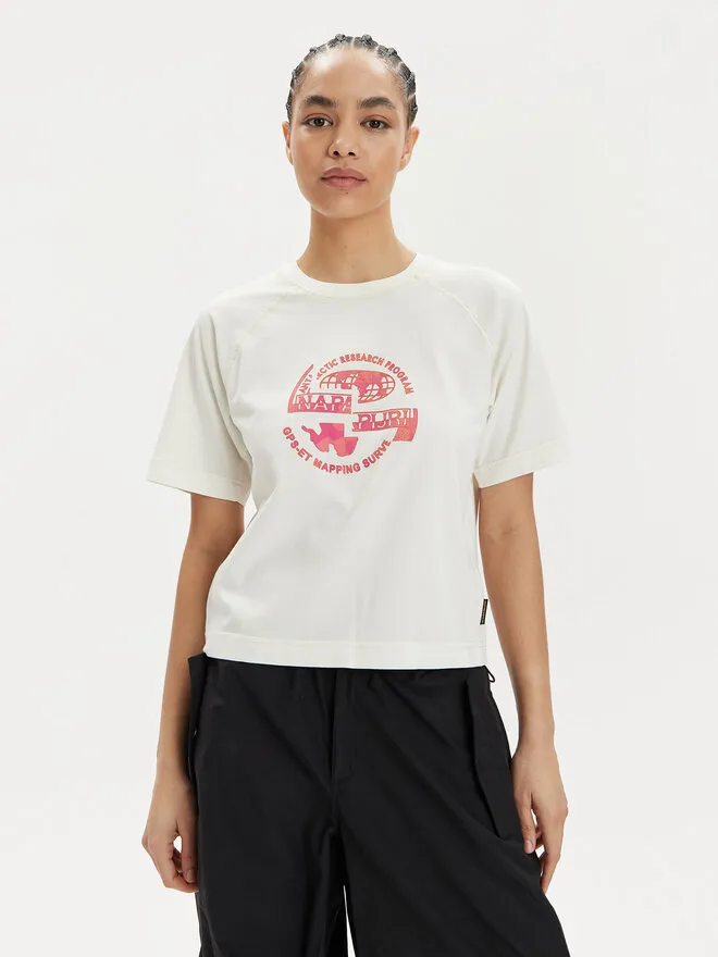 Napapijri T-Shirt · Εκρού