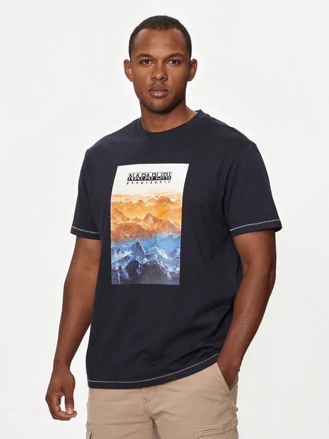 Napapijri T-Shirt · Σκούρο μπλε