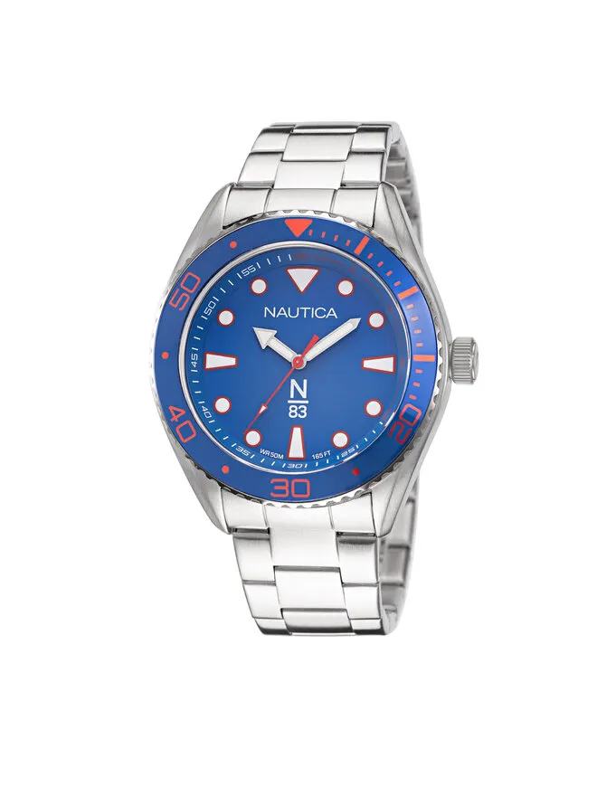 Nautica Ρολόι · Ασημί