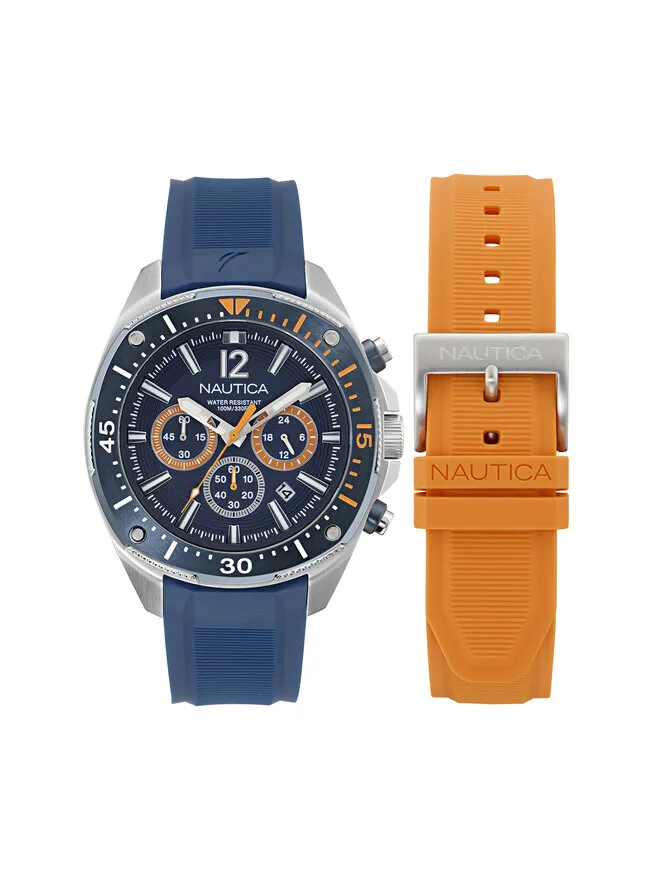 Nautica Ρολόι · Ασημί
