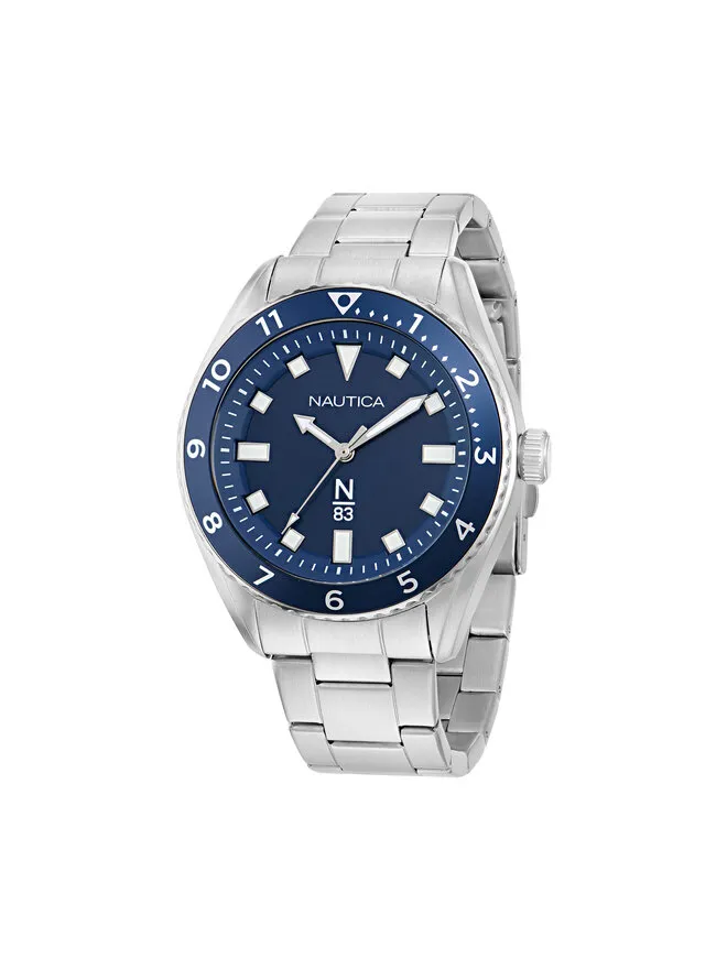 Nautica Ρολόι · Ασημί
