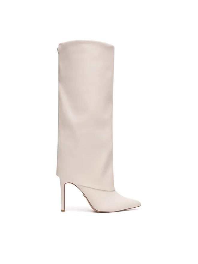 Nine West Μπότες · Εκρού · 10 cm