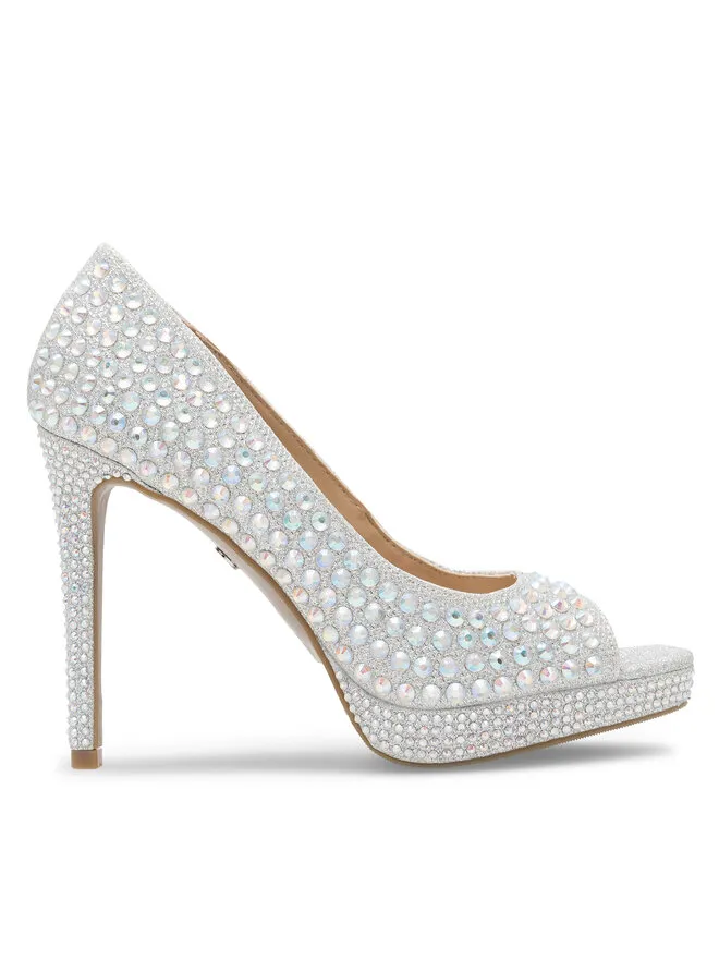 Nine West Γόβες · Ασημί · 11 cm