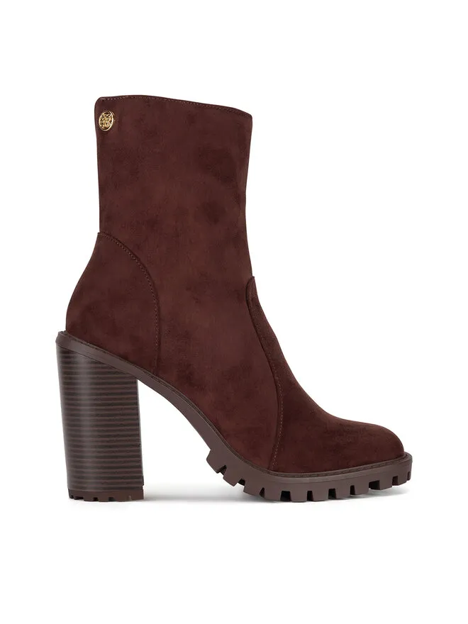 Nine West Μποτάκια · Καφέ · 11 cm