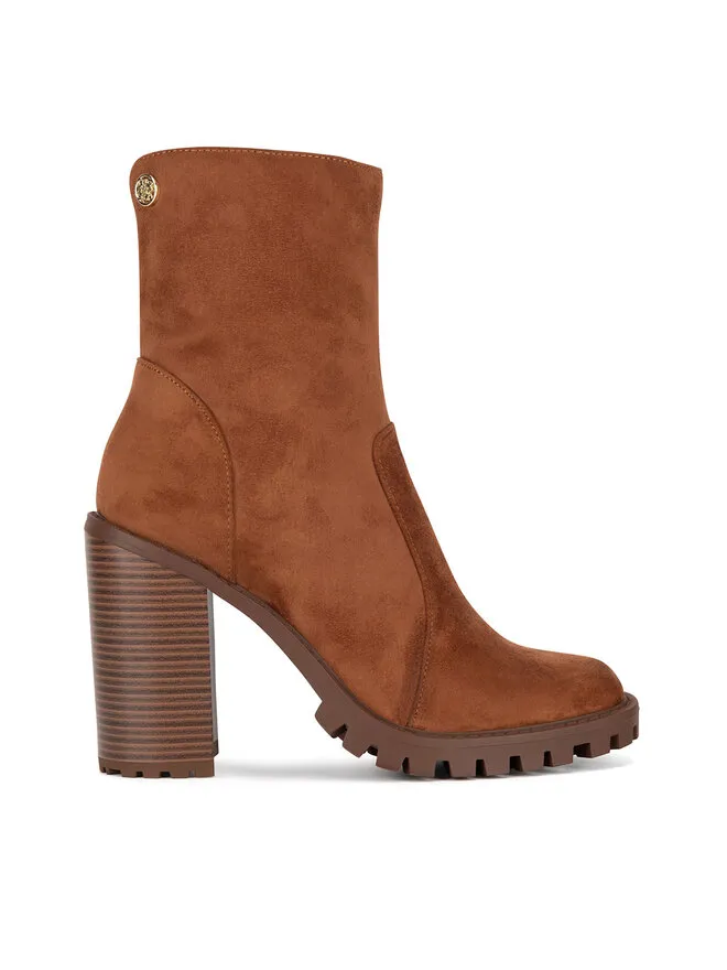 Nine West Μποτάκια · Καφέ · 11 cm