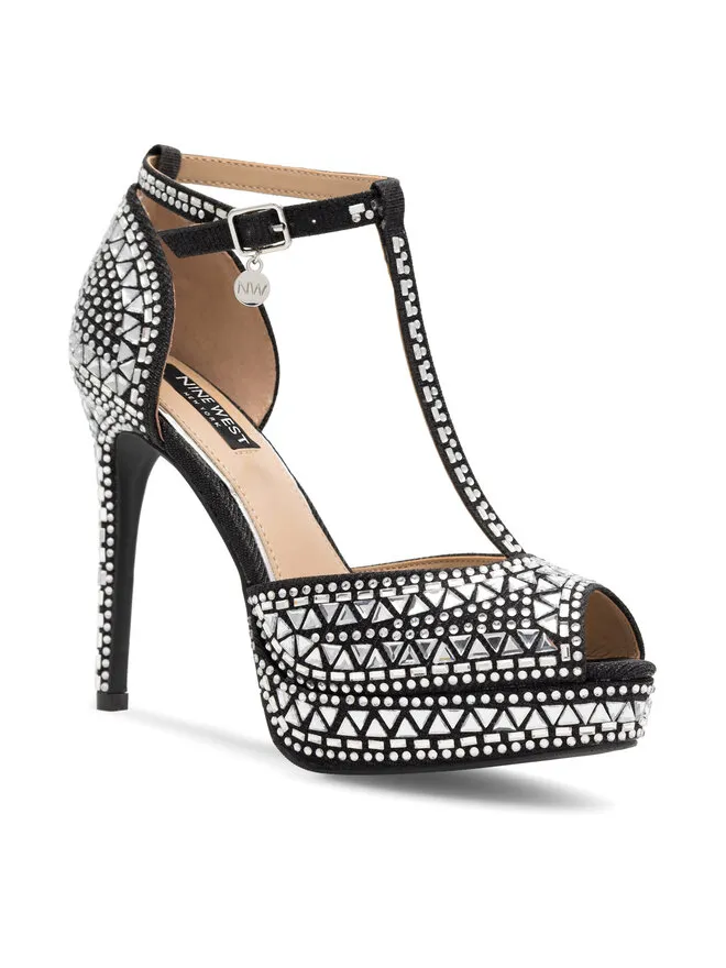 Nine West Σανδάλια · Μαύρο · 11.5 cm