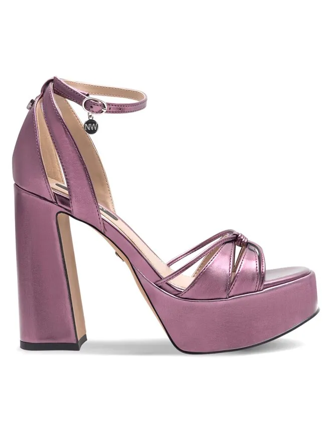 Nine West Σανδάλια · Μωβ · 12 cm