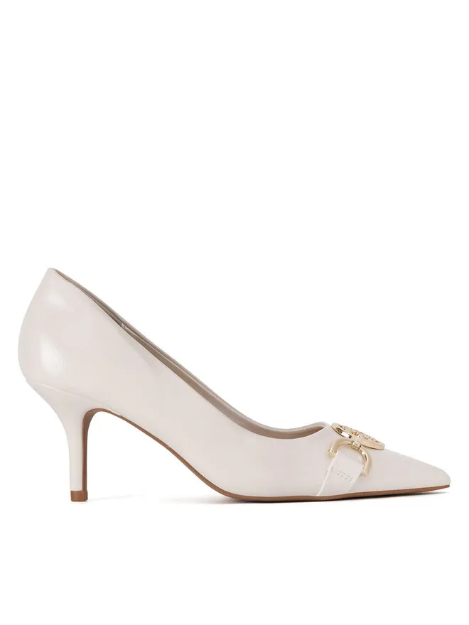 Nine West Γόβες · Εκρού · 7.5 cm