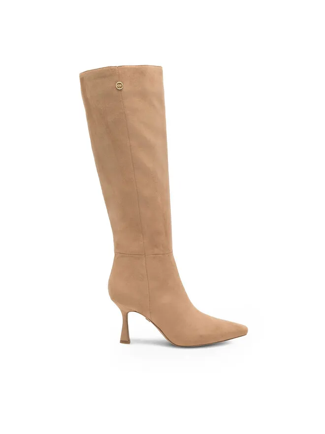 Nine West Μπότες · Μπεζ · 8 cm