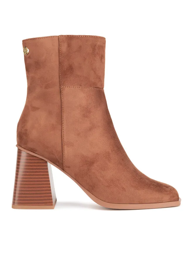 Nine West Μποτάκια · Καφέ · 8.5 cm
