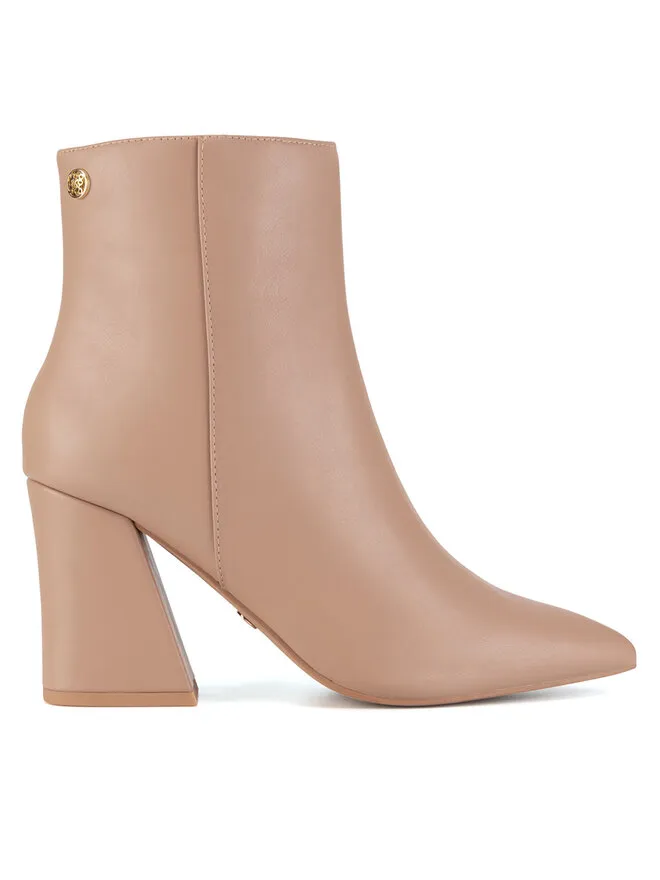 Nine West Μποτάκια · Μπεζ · 8.5 cm