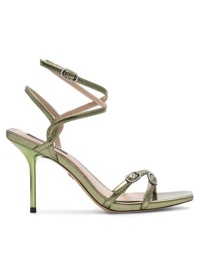Nine West Σανδάλια · Πράσινο · 9 cm