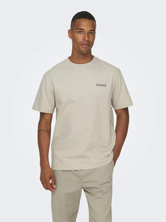 Only & Sons T-Shirt · Μπεζ