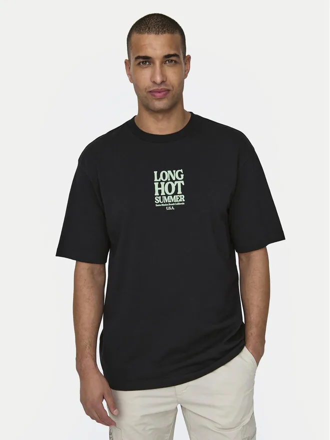 Only & Sons T-Shirt · Μαύρο