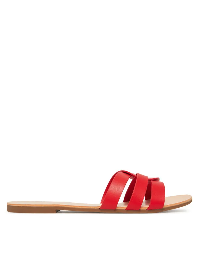 ONLY Shoes Παντόφλες · Κόκκινο