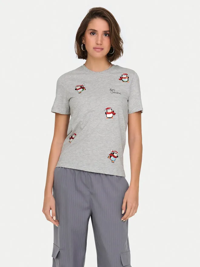 ONLY T-Shirt · Γκρι
