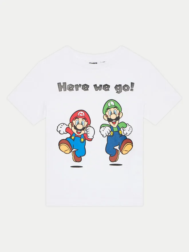 OVS T-Shirt · Super Mario · Λευκό