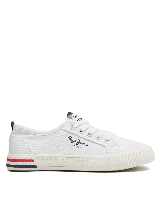 Pepe Jeans Πάνινα παπούτσια · Λευκό